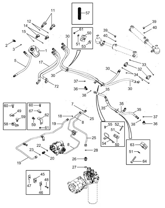 87364990 - Гидравлический клапан