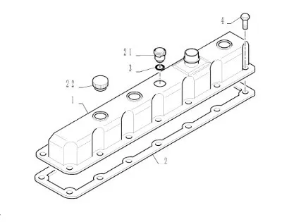 87802769 - Сапун крышки клап. ГБЦ Ford 675 TM/MXM