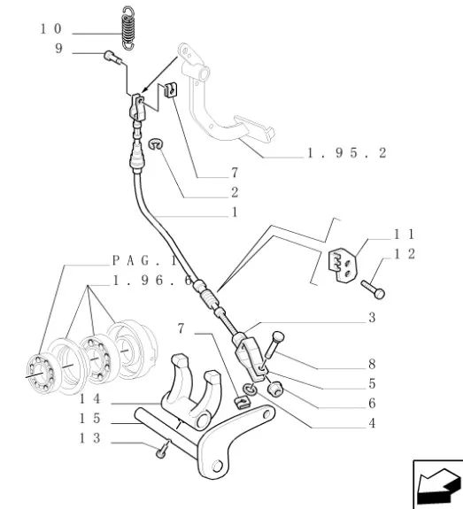 5175762 - Гибкий тросик управления